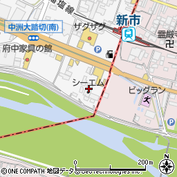 広島県府中市中須町53周辺の地図