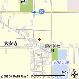 奈良県磯城郡田原本町大安寺157周辺の地図