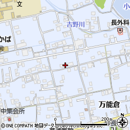 広島県福山市駅家町万能倉696周辺の地図