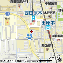 奈良県磯城郡田原本町154周辺の地図