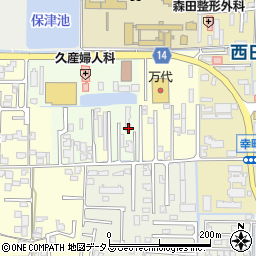 奈良県磯城郡田原本町十六面3周辺の地図