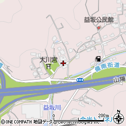 岡山県浅口市鴨方町益坂269-1周辺の地図