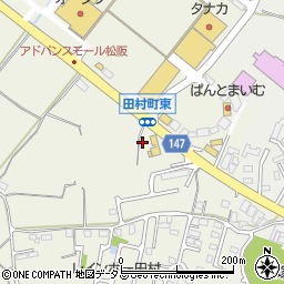 三重県松阪市田村町109周辺の地図