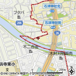 戎橋下水ポンプ場周辺の地図