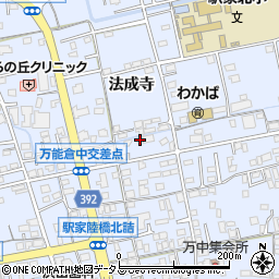 広島県福山市駅家町万能倉1437-5周辺の地図