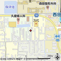 奈良県磯城郡田原本町十六面1-10周辺の地図