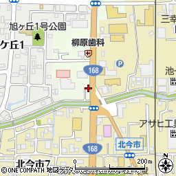 奈良県香芝市上中841-3周辺の地図