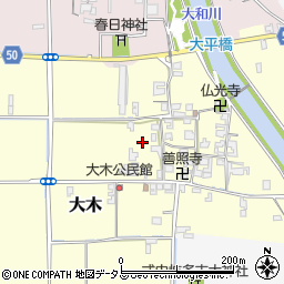 奈良県磯城郡田原本町大木304周辺の地図