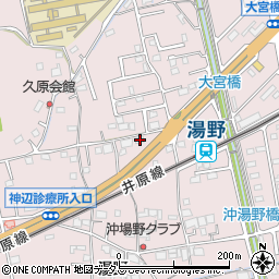 広島県福山市神辺町湯野175周辺の地図