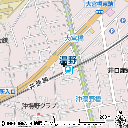 広島県福山市神辺町湯野85周辺の地図