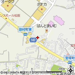 三重県松阪市田村町121周辺の地図