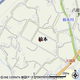 兵庫県淡路市楠本周辺の地図