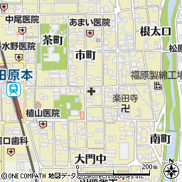 奈良県磯城郡田原本町本町周辺の地図