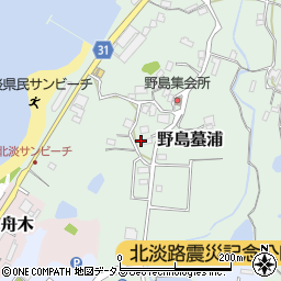 兵庫県淡路市野島蟇浦1277周辺の地図