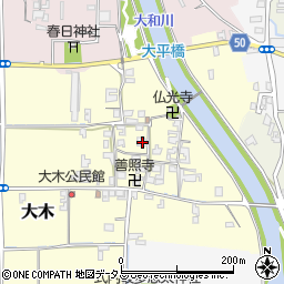 奈良県磯城郡田原本町大木281周辺の地図