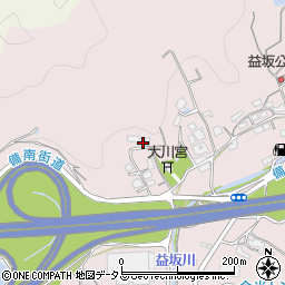 岡山県浅口市鴨方町益坂243周辺の地図