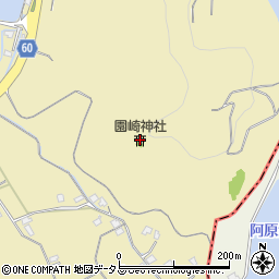 園崎神社周辺の地図