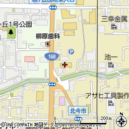 奈良ダイハツ香芝店周辺の地図