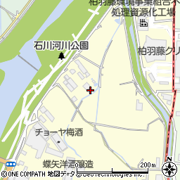 大阪府羽曳野市川向224-1周辺の地図