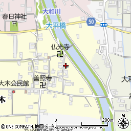 奈良県磯城郡田原本町大木252周辺の地図