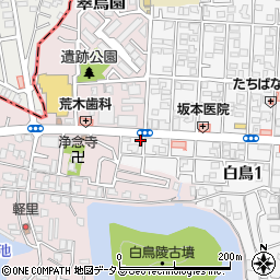 メゾン白鳥パート２周辺の地図