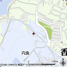 奈良県香芝市穴虫588周辺の地図