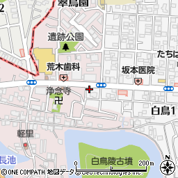 メゾン白鳥パート１周辺の地図