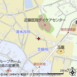 岡山県玉野市東田井地1392周辺の地図