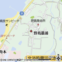 兵庫県淡路市野島蟇浦104周辺の地図