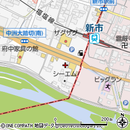 広島県府中市中須町55周辺の地図