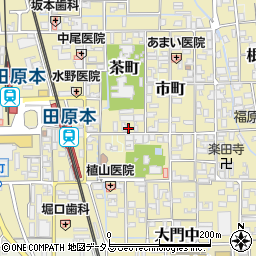奈良県磯城郡田原本町591-2周辺の地図