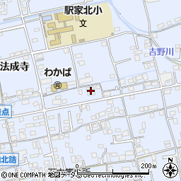 広島県福山市駅家町万能倉1452-3周辺の地図