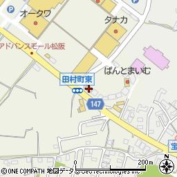 三重県松阪市田村町108周辺の地図