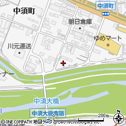 広島県府中市中須町351周辺の地図