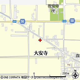 奈良県磯城郡田原本町大安寺186周辺の地図