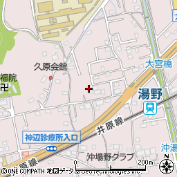 広島県福山市神辺町湯野49周辺の地図