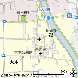 奈良県磯城郡田原本町大木278周辺の地図