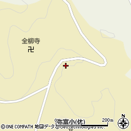 山口県萩市弥富下（蒲原）周辺の地図