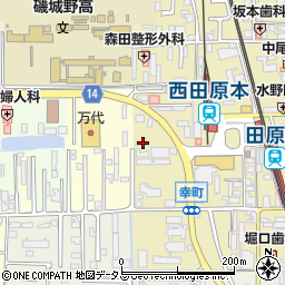 奈良県磯城郡田原本町207周辺の地図