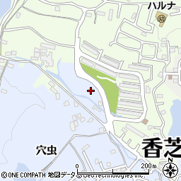 奈良県香芝市穴虫243周辺の地図