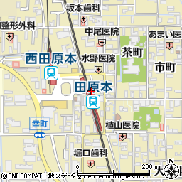 奈良県磯城郡田原本町周辺の地図