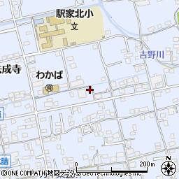 広島県福山市駅家町万能倉1452-1周辺の地図