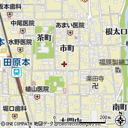 奈良県磯城郡田原本町599周辺の地図