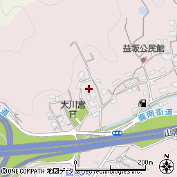 岡山県浅口市鴨方町益坂276周辺の地図