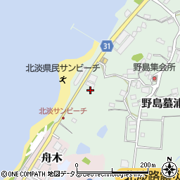 兵庫県淡路市野島蟇浦23周辺の地図