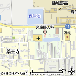 奈良県磯城郡田原本町十六面22周辺の地図