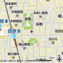 奈良県磯城郡田原本町587周辺の地図