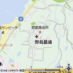 兵庫県淡路市野島蟇浦105周辺の地図