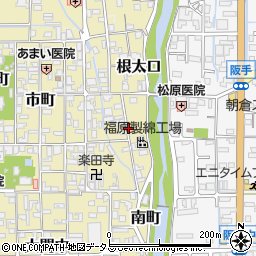 奈良県磯城郡田原本町三輪町周辺の地図