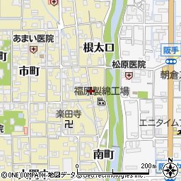 奈良県田原本町（磯城郡）三輪町周辺の地図